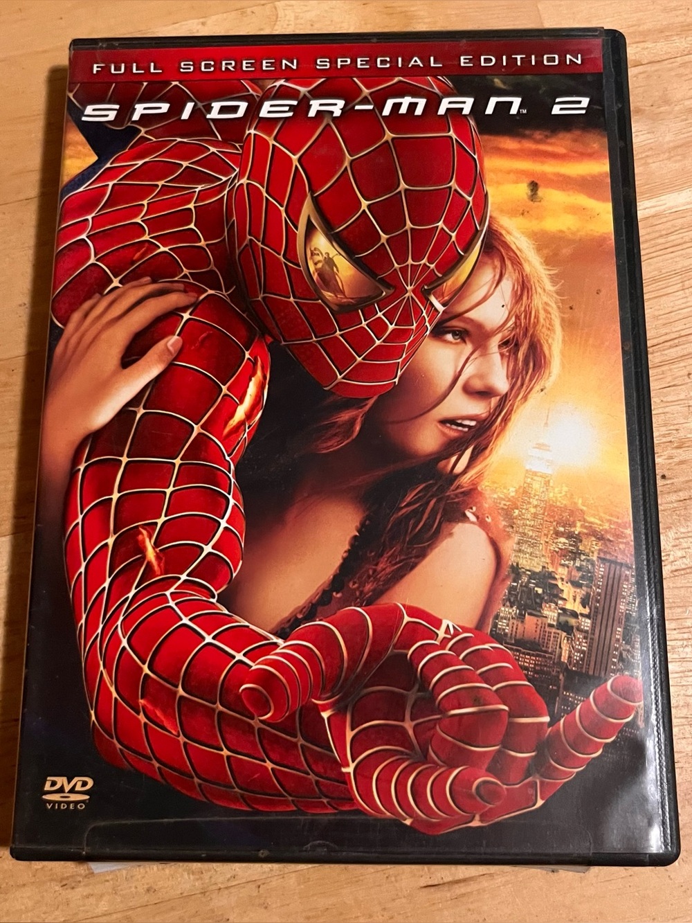 Special edition Spider-Man 2 two-disc DVD set. This full-screen release has a ru
